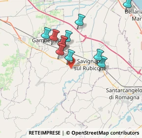 Mappa Via Pulida, 47039 Savignano Sul Rubicone FC, Italia (3.31)