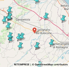 Mappa Via Pulida, 47039 Savignano Sul Rubicone FC, Italia (6.094)