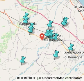 Mappa Via Pulida, 47039 Savignano Sul Rubicone FC, Italia (3.46857)