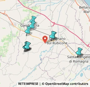 Mappa Via Pulida, 47039 Savignano Sul Rubicone FC, Italia (3.71417)