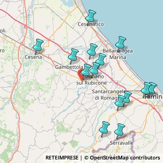 Mappa Via Pulida, 47039 Savignano Sul Rubicone FC, Italia (9.04786)