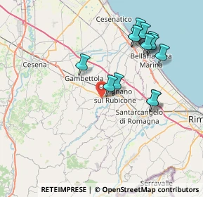 Mappa Via Pulida, 47039 Savignano Sul Rubicone FC, Italia (7.83769)