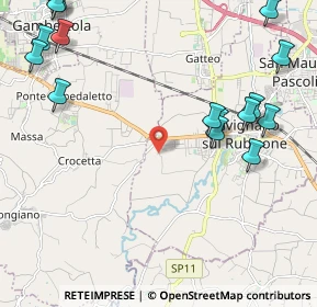 Mappa Via Pulida, 47039 Savignano Sul Rubicone FC, Italia (2.99125)