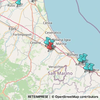 Mappa Via Pulida, 47039 Savignano Sul Rubicone FC, Italia (29.84643)