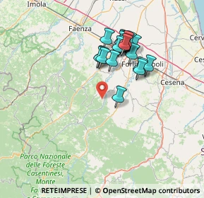 Mappa Via Gabantino Signolo, 47016 Predappio FC, Italia (12.976)