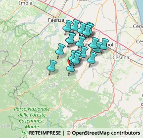Mappa Via Gabantino Signolo, 47016 Predappio FC, Italia (9.604)