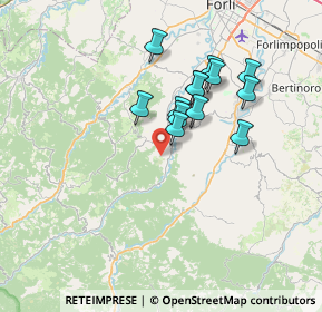 Mappa Via Gabantino Signolo, 47016 Predappio FC, Italia (5.89385)