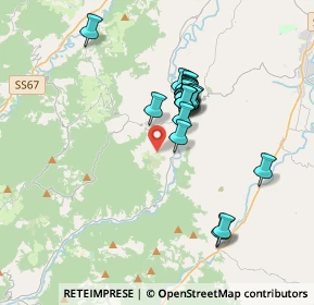 Mappa Via Gabantino Signolo, 47016 Predappio FC, Italia (2.846)