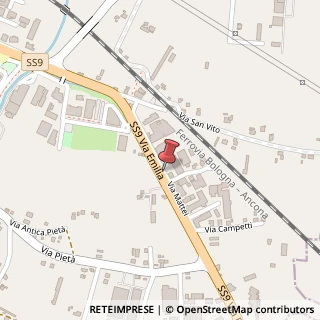 Mappa Via mattei enrico 2, 47039 Savignano sul Rubicone, Forlì-Cesena (Emilia Romagna)