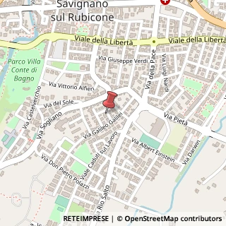 Mappa Via Antonio Pacinotti, 3, 47039 Savignano sul Rubicone, Forlì-Cesena (Emilia Romagna)