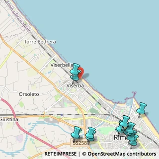 Mappa Via Burnazzi, 47900 Rimini RN, Italia (3.448)