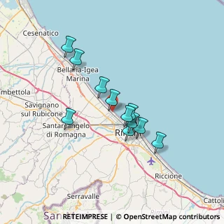 Mappa Via Burnazzi, 47900 Rimini RN, Italia (5.66909)