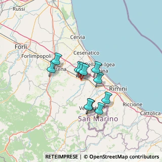 Mappa SP 63, 47039 Savignano sul Rubicone FC (9.68727)