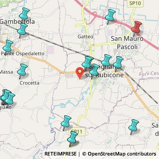 Mappa Via Raggi Decio, 47039 Savignano Sul Rubicone FC, Italia (3.2665)