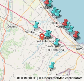 Mappa Via Raggi Decio, 47039 Savignano Sul Rubicone FC, Italia (9.5155)