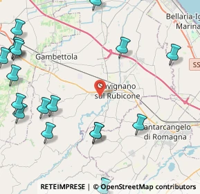 Mappa Via Raggi Decio, 47039 Savignano Sul Rubicone FC, Italia (6.386)