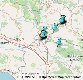 Mappa Via Raffaello Sanzio, 86079 Venafro IS, Italia (9.5845)