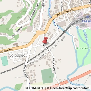 Mappa Via Sant'Angelo, 46, 03043 Cassino, Frosinone (Lazio)