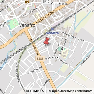 Mappa Via Vanvitelli Luigi, 3, 86079 Venafro, Isernia (Molise)