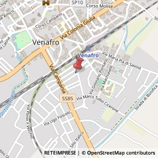 Mappa Via michelangelo buonarroti, 86079 Venafro, Isernia (Molise)