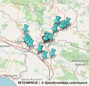 Mappa Via Vanvitelli Luigi, 86079 Venafro IS, Italia (11.13)