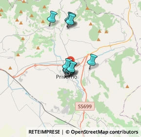 Mappa Via Limaccette, 52100 Priverno LT, Italia (2.46083)