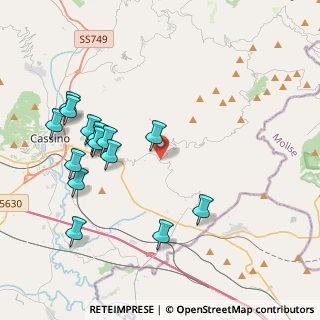 Mappa PIAZZA VINCENZO, 03044 Cervaro FR, Italia (4.586)