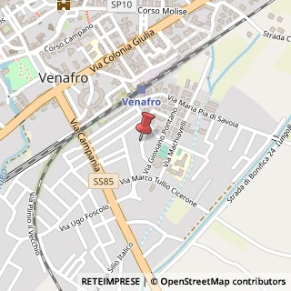 Mappa Via Luca Giordano,  9, 86079 Venafro, Isernia (Molise)
