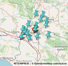 Mappa Via Gioviano Pontano, 86079 Venafro IS, Italia (9.596)