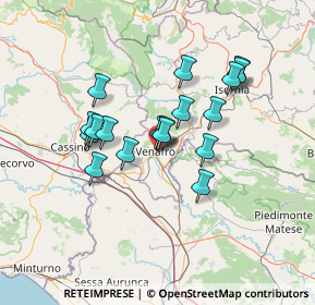 Mappa Via Gioviano Pontano, 86079 Venafro IS, Italia (11.82056)