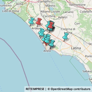 Mappa Via Ticino, 00042 Anzio RM, Italia (9.669)