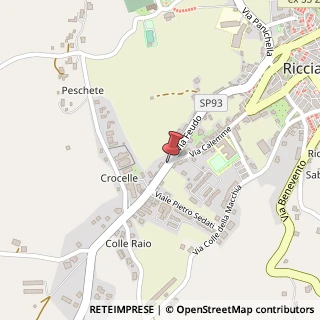 Mappa Via Amerigo Milaneschi, 8, 86016 Riccia, Campobasso (Molise)