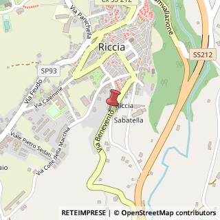 Mappa Via Benevento, 58, 86016 Riccia, Campobasso (Molise)
