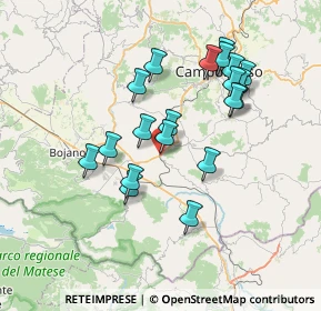 Mappa Viadotto Cannete, 86019 Vinchiaturo CB, Italia (7.0475)