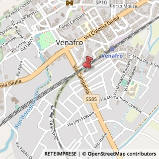 Mappa Via Leonardo da Vinci, 5, 86079 Venafro IS, Italia, 86079 Molise, Campobasso (Molise)