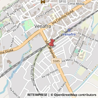 Mappa Via Campania, 12, 86079 Venafro, Isernia (Molise)