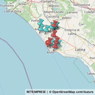 Mappa Via Rimini, 00042 Anzio RM, Italia (9.32769)