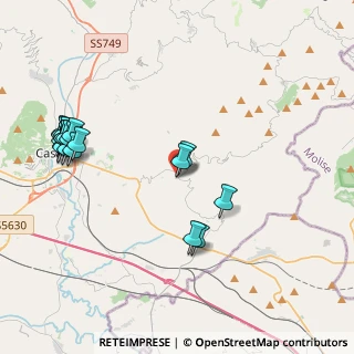 Mappa Via Giuseppe Cataldi, 03044 Cervaro FR, Italia (5.07737)