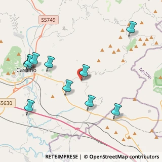 Mappa Via Giuseppe Cataldi, 03044 Cervaro FR, Italia (4.99182)