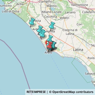 Mappa Via Jenne, 00042 Anzio RM, Italia (6.76308)