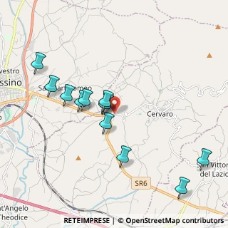 Mappa Via Bivio, 03044 Cervaro FR, Italia (2.01083)