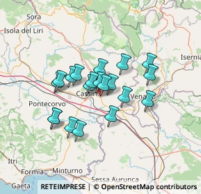Mappa Via Abate Rea, 80035 Cassino FR, Italia (10.875)