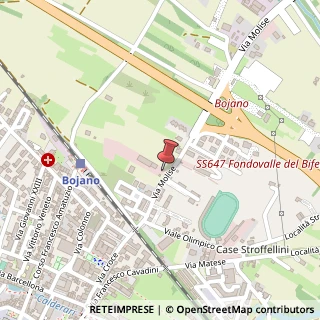 Mappa Via Molise, 146, 86021 Bojano, Campobasso (Molise)