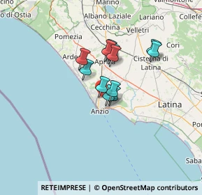 Mappa Via Caserta, 00042 Anzio RM, Italia (9.60417)
