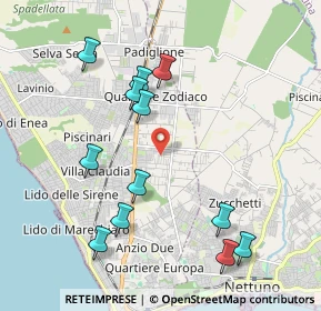 Mappa Via Caserta, 00042 Anzio RM, Italia (2.26667)