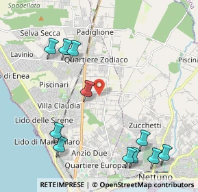 Mappa Via Caserta, 00042 Anzio RM, Italia (2.75818)