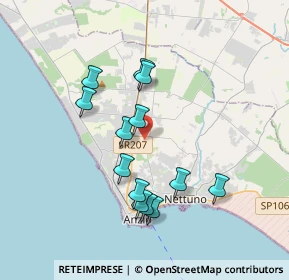 Mappa Via Caserta, 00042 Anzio RM, Italia (3.57615)