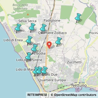 Mappa Via Giuseppe, 00042 Anzio RM, Italia (2.35636)
