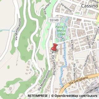 Mappa Via Gaetano di Biasio, 141, 03043 Cassino, Frosinone (Lazio)