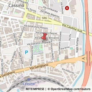 Mappa Via cimarosa d. 48, 03043 Cassino, Frosinone (Lazio)